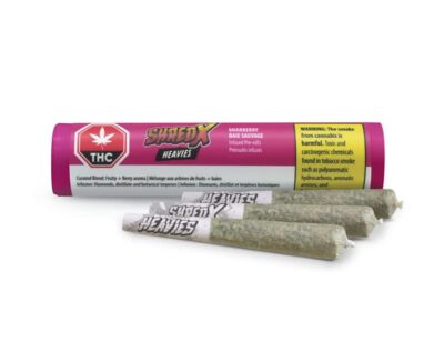 SHRED X Gnarberry Heavies 3 x 0.5g Infused Pre-Rolls