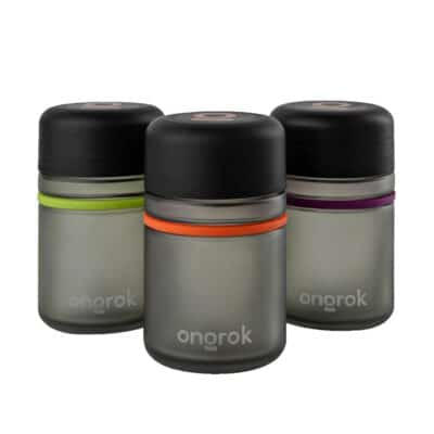 Ongrok 180ml Frosted Gray Childproof Jar
