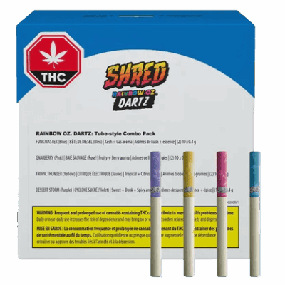 Shred Rainbow Oz Dartz 70 x 0.4g Pre-Rolls