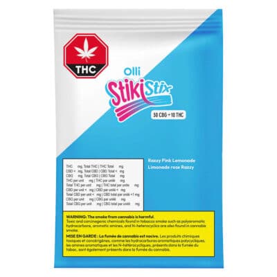 Olli Razzy Pink Lemonade 3:1 CBG/THC 1x10g  Soft Chew