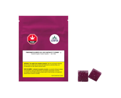 Wana Classic Pomegranate Blueberry Acai 5:1 2 x 4.5g Soft Chews