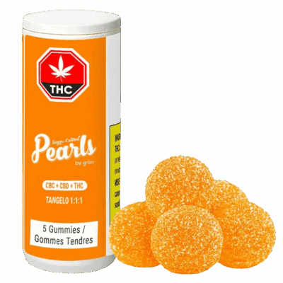 Pearls by gron - Tangelo 1:1:1 CBC/CBD/THC 5x3.5g Soft Chews