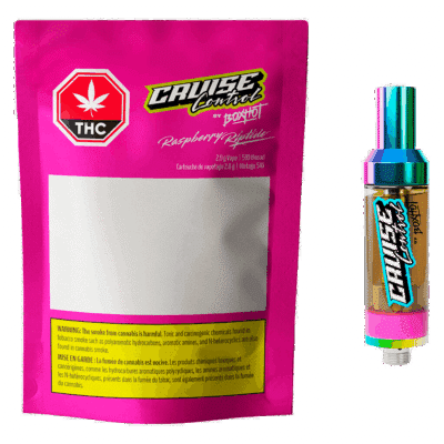 BOXHOT Cruise Control Raspberry Riptide THC + CBD 2g Prefilled Vape Cartridge