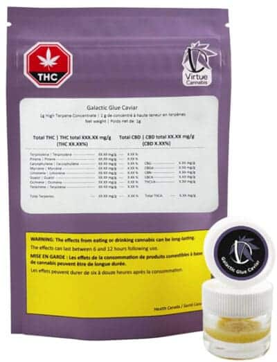 Virtue Cannabis Galactic Glue Caviar 1g