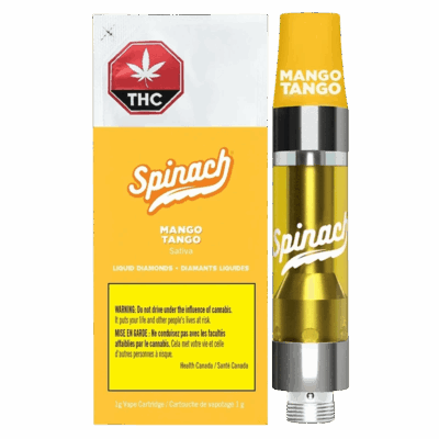 Spinach Mango Tango Liquid Diamonds 1g Prefilled Vape Cartridge