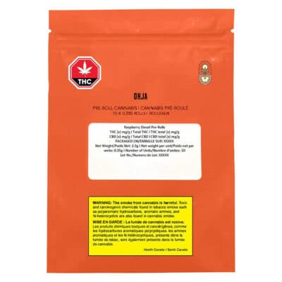 OHJA Raspberry Diesel 10 x 0.35g Pre-Rolls