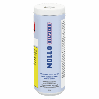 Mollo Strawberry Guava Seltzer 355ml Beverage