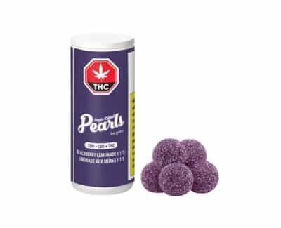 Pearls by gron Blackberry Lemonade 1:1:1 THC:CBD:CBN 5 x 3.5g Soft Chews