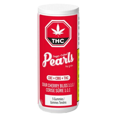 Pearls by gron Sour Cherry Bliss 1:1:1 CBC/CBG/THC 5x3.5g