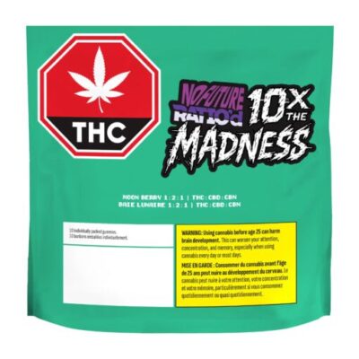 No Future Multipack of 10 No Future 10x the Madness: Ratio'd - Moon Berry 1:2:1 THC/CBD/CBN
