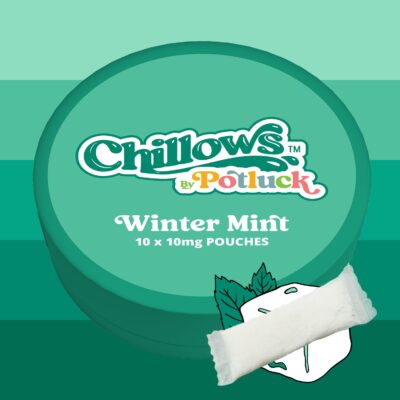 Potluck Winter Mint Chillows 10 x 0.65g Pouches