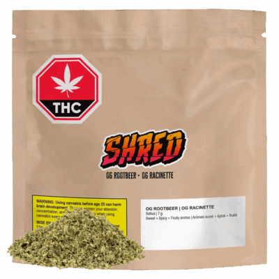 Shred OG Rootbeer 7g Milled Flower