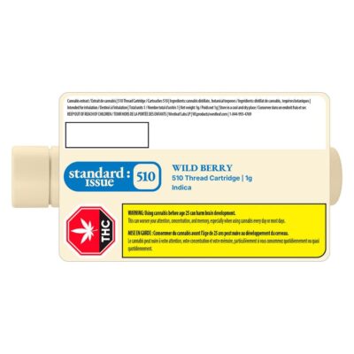 Standard Issue Wild Berry 1g Prefilled Vape Cartridge