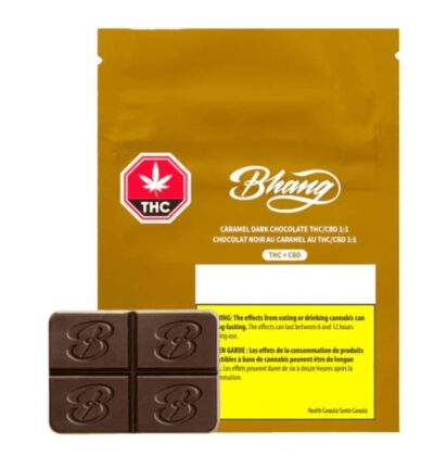 Bhang 1:1 Caramel Dark Chocolate 1x10 g (NEW)