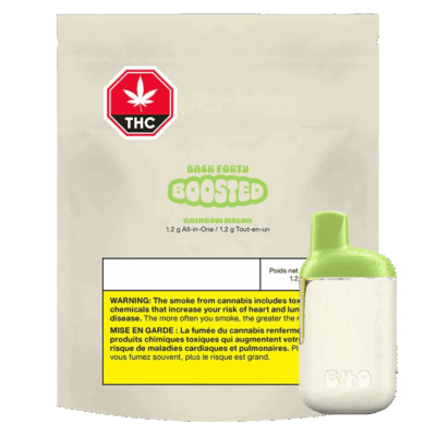 Back Forty Rainbow Melon BOOSTED 1.2g Disposable Vape