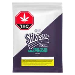 Olli StikiStix Multipack of 15 150mg THC Very Berry 10g Gummies