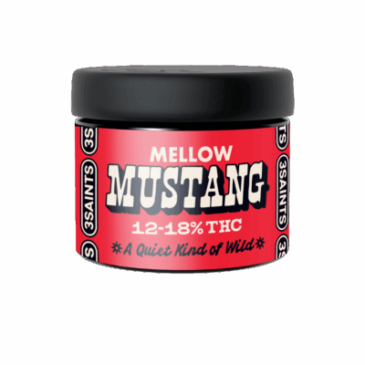 3Saints Mellow Mustang 3.5g Dried Flower