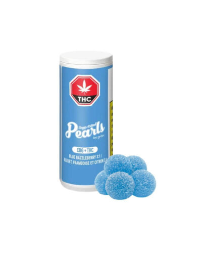 Pearls by gron Blue Razzleberry 3:1 CBG:THC 5 x 3.5g Soft Chews