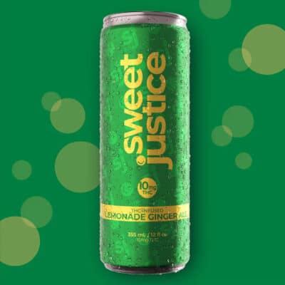 Sweet Justice Lemonade Ginger Ale 10mg THC:CBG 1:1 355mL Soda