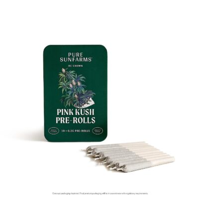 Pure Sunfarms Pink Kush 10 x 0.35g Pre-Rolls