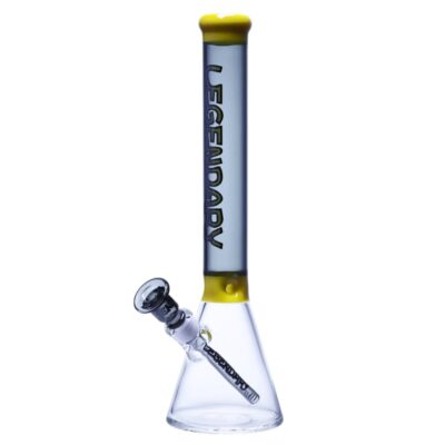 18" 7mm Legendary Elite Color Tube Beaker (Black)