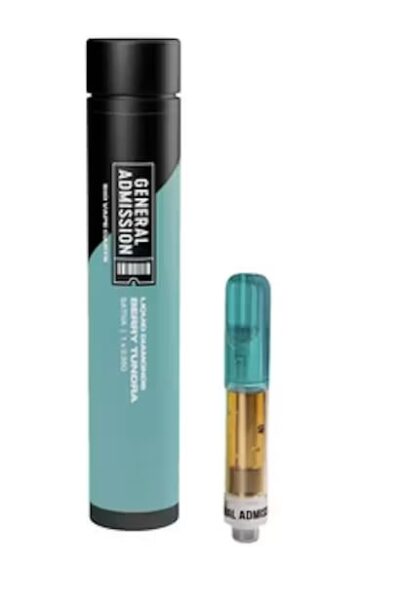 General Admission Berry Tundra Liquid Diamond 0.95g Prefilled Vape Cartridge