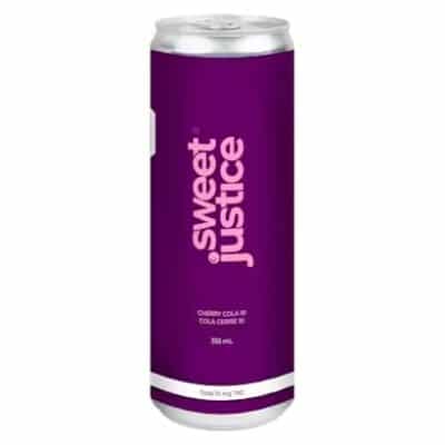 Sweet Justice Cherry Cola 10mg THC 355mL Soda