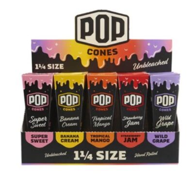 Assorted Unbleached 1 1/4 Pop Cones