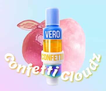 VERO Confetti Cloudz Live Liquid Diamond 1g Prefilled Vape Cartridge