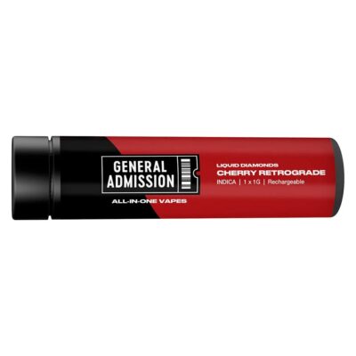 General Admission Cherry Retrograde Liquid Diamond 1g Disposable Vape