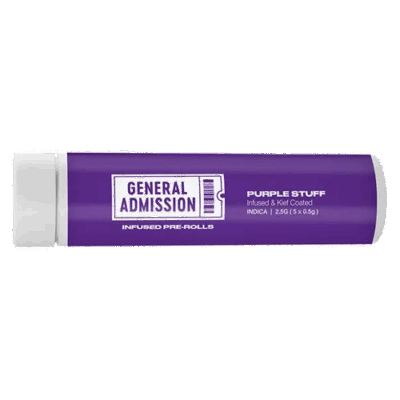 General Admission Purple Stuff 5 x 0.5g Infused Pre-Rolls