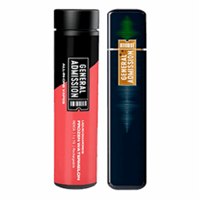 General Admission Frozen Watermelon Liquid Diamond 1g Disposable Vape