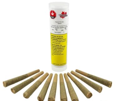 Canadian Cannabis Organic Thunder Zkittlez 10 x 0.5g Pre-Rolls