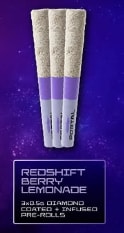 Portal Redshift Berry Lemonade 3 x 0.5g Diamond Infused Pre-Rolls