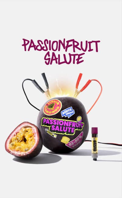 Super Toast Passionfruit Salute Liquid Diamonds 1g Prefilled Vape Cartridge