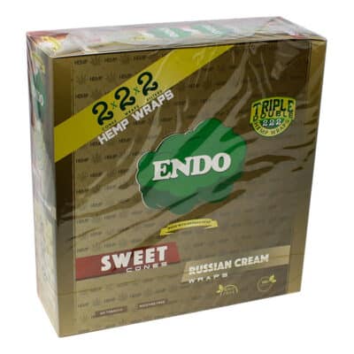 Endo Hemp Wraps Triple Double - Sweet And Russian