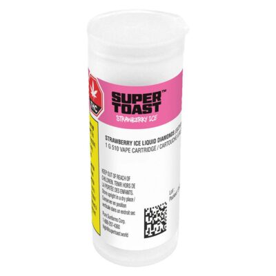 Super Toast Strawberry Ice Liquid Diamonds 1g Prefilled Vape Cartridge
