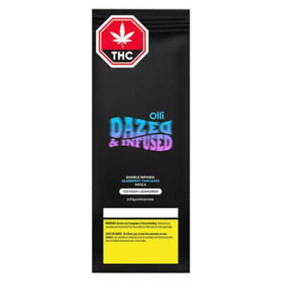 Dazed and Infused Blueberry Pancakes 3 x 0.5g Ice Hash & Diamond Infused Pre-Rolls