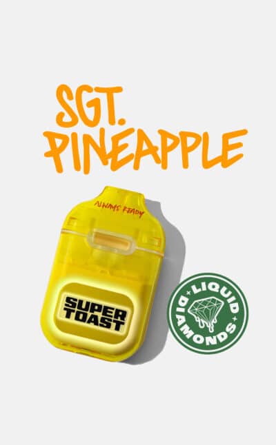 Super Toast Sgt. Pineapple Liquid Diamonds 0.95g Disposable Vape