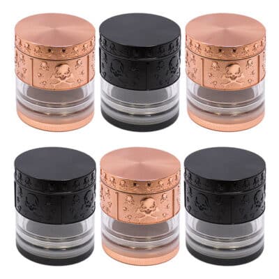 Classic Black and Gold Aluminium 50mm Grinder